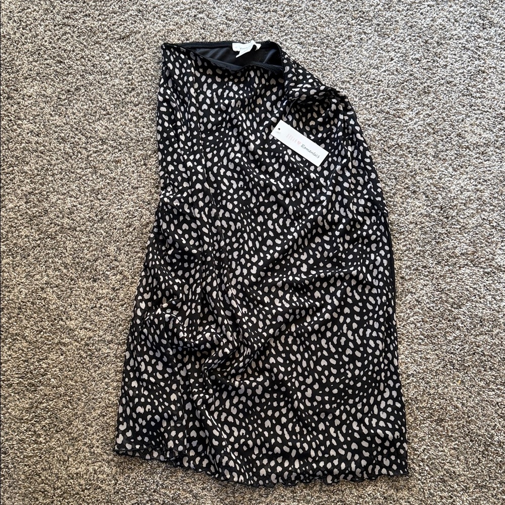 URBAN Romantics Black and White Patterned Skirt
